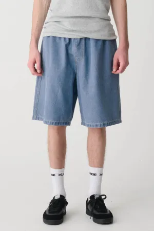 BULL DENIM 91 ELASTIC SHORT - MID BLUE DENIM