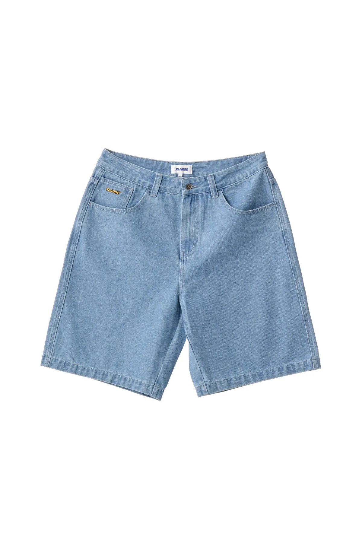 BULL DENIM 91 EMB SHORT - Mid Blue