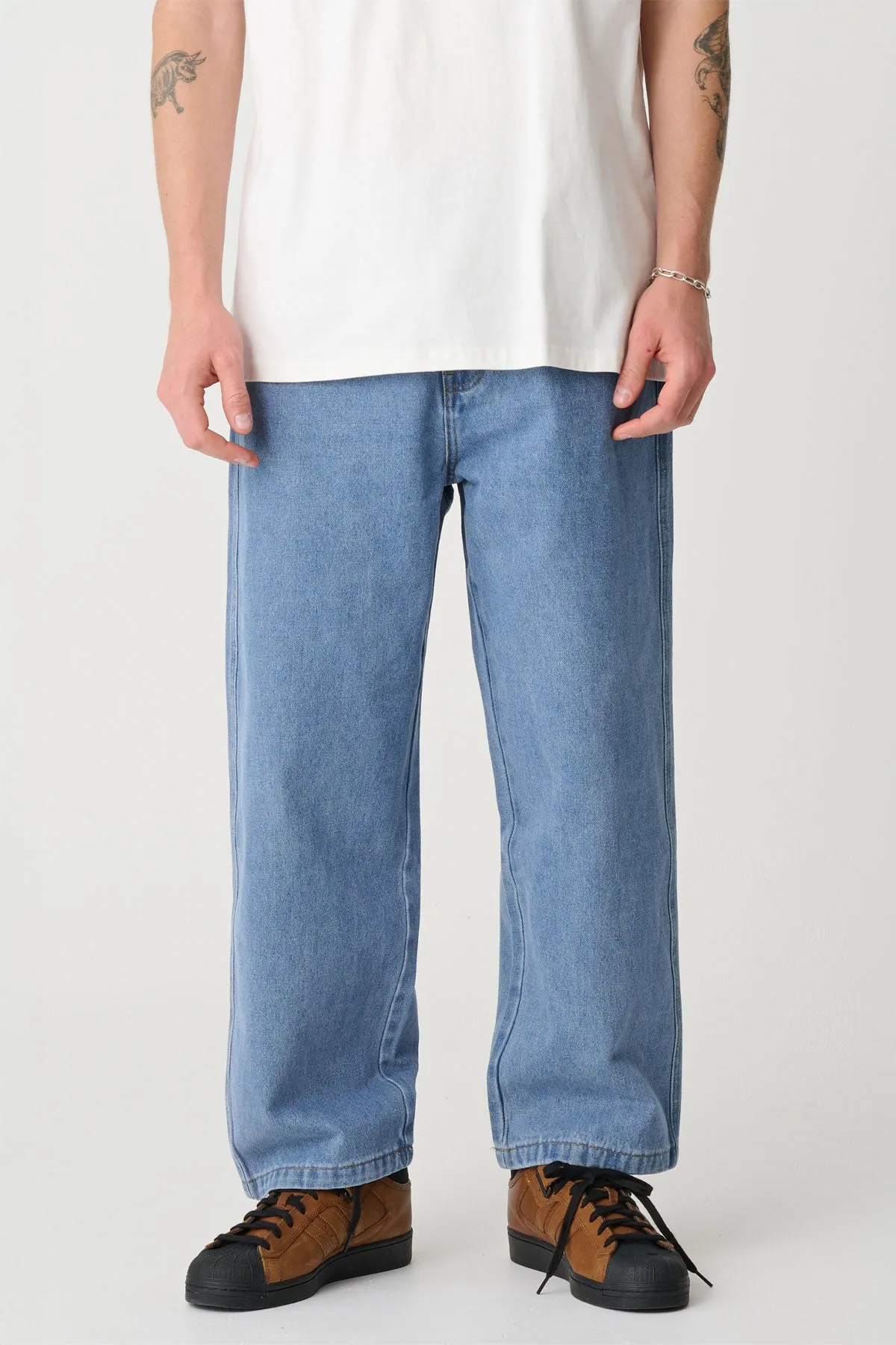 BULL DENIM 91 PANT - MID BLUE