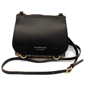 Burberry Haymarket Check Baby Bridle Crossbody Bag