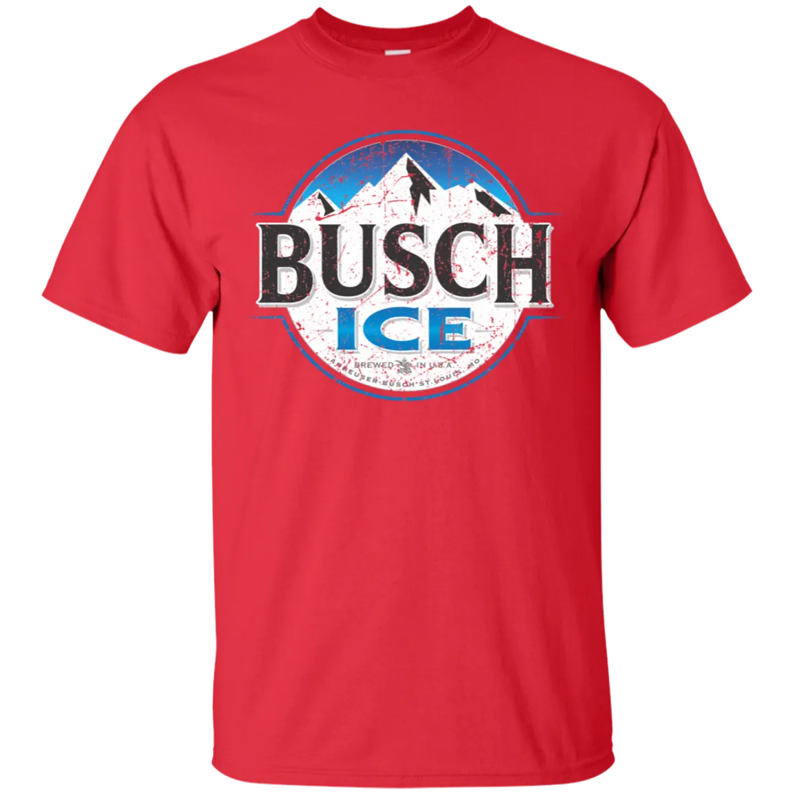 Busch Ice Beer T-Shirt Custom Designed
