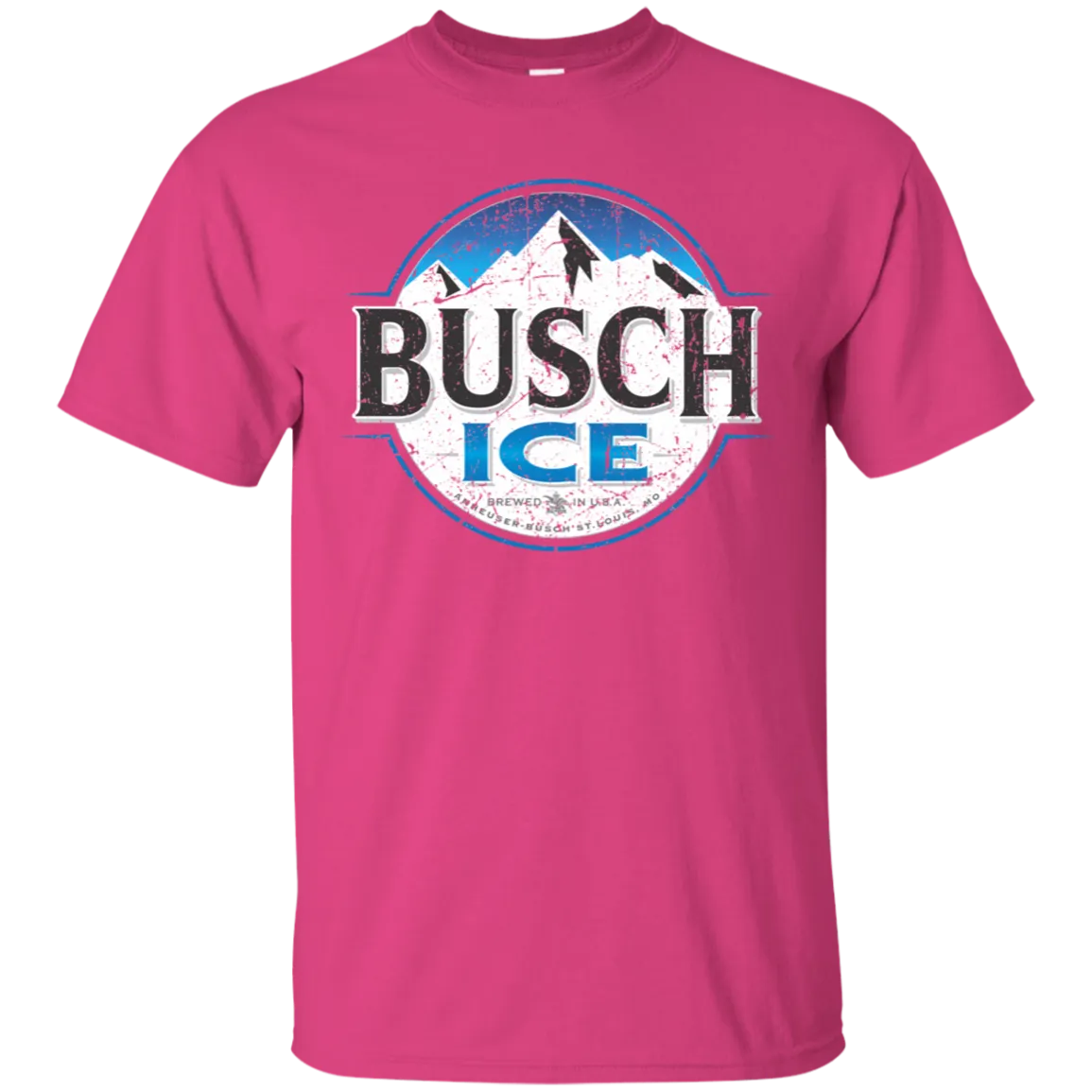 Busch Ice Beer T-Shirt Custom Designed