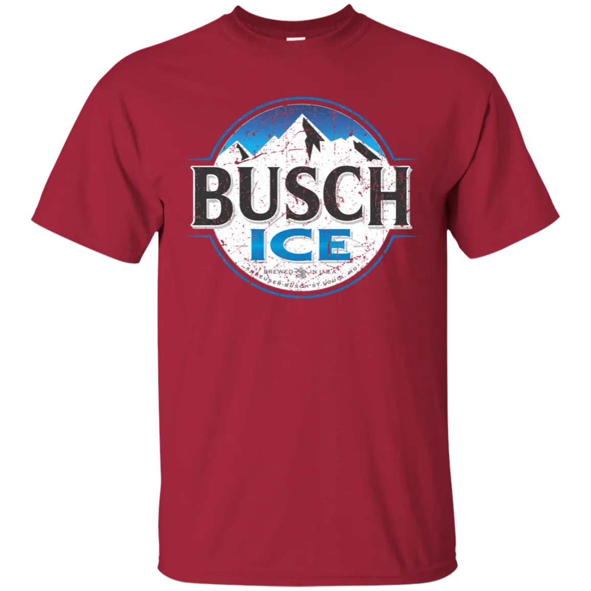 Busch Ice Beer T-Shirt Custom Designed