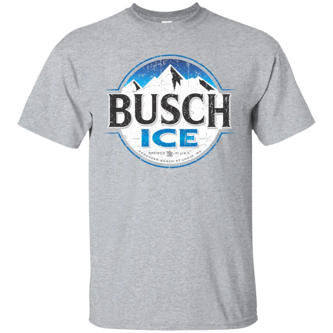 Busch Ice Beer T-Shirt Custom Designed