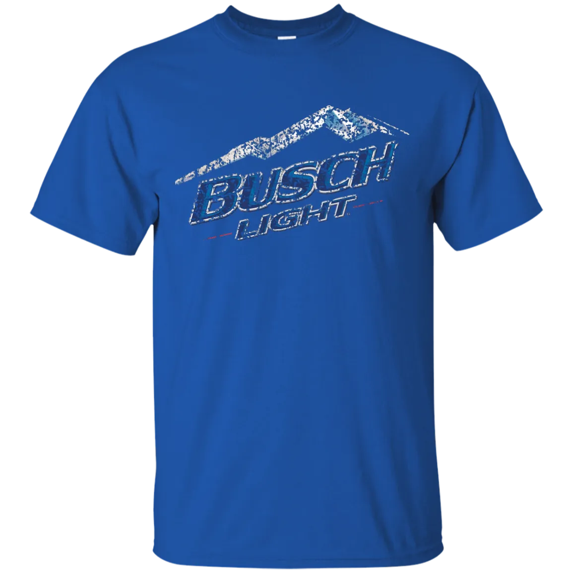 Busch Light Beer T-Shirt Custom Designed Color Worn Label Pattern