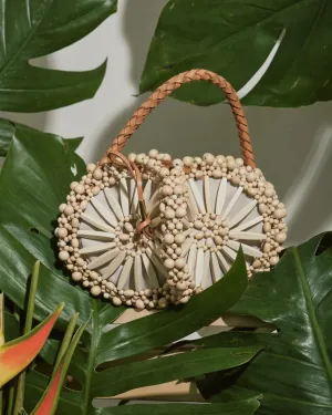 CALA WOOD HANDBAG- NATURAL