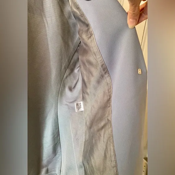 Calvin Klein vintage Blazer like new gray blue roomy size 8