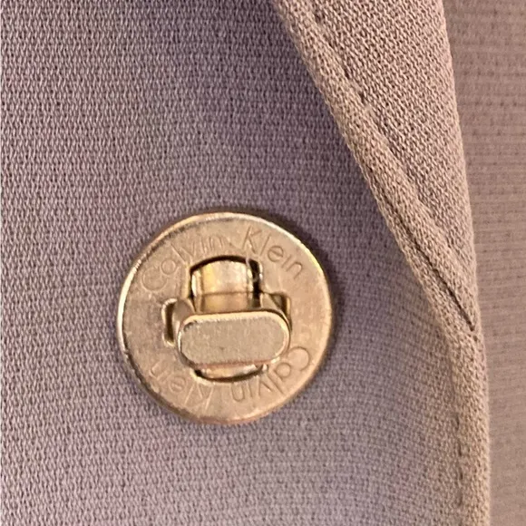 Calvin Klein vintage Blazer like new gray blue roomy size 8