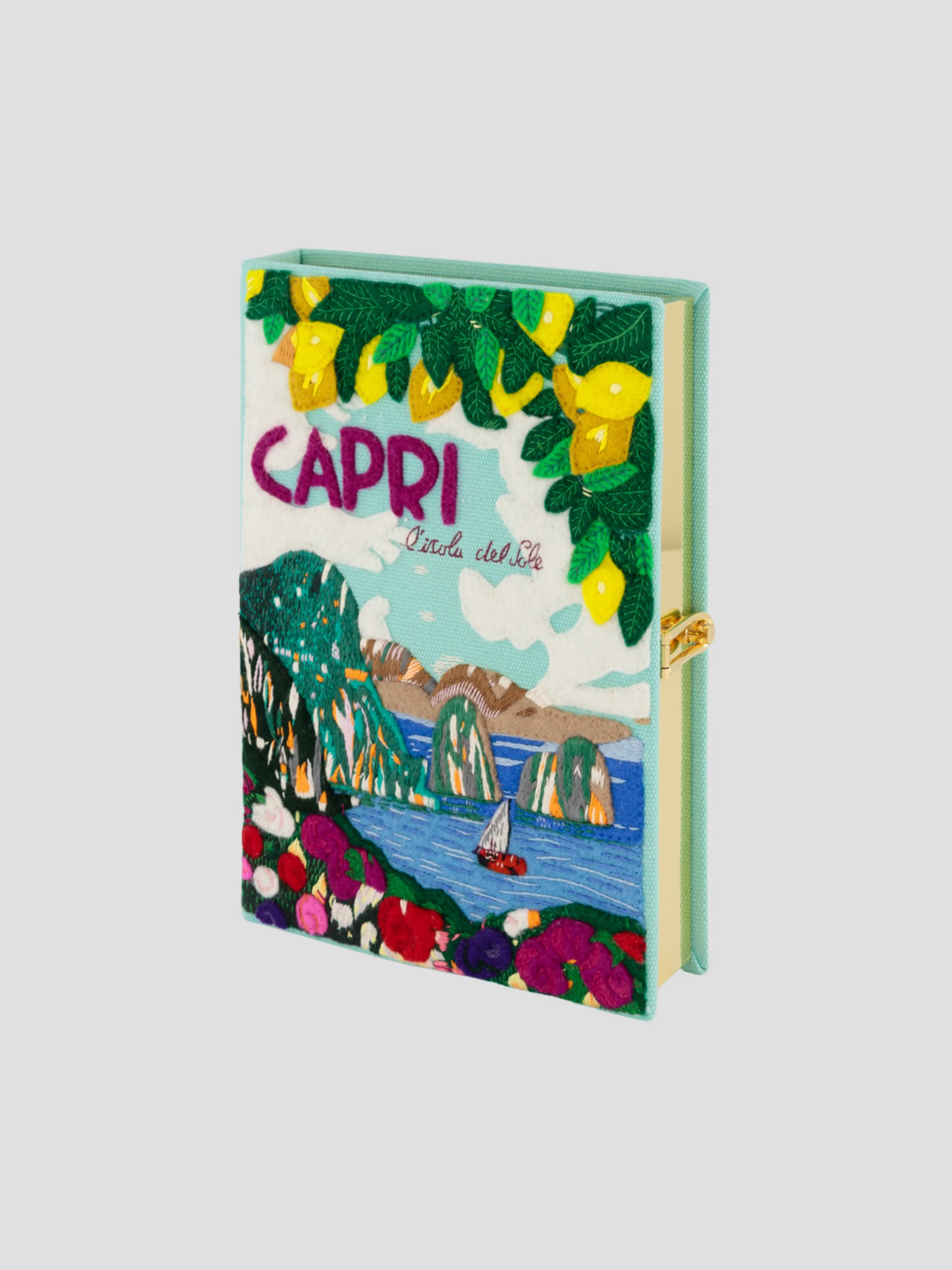 Capri Lemons Book Clutch
