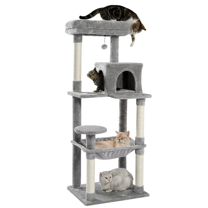 Cat Tower with Large Cat Condo