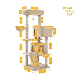 Cat Tower with Large Cat Condo
