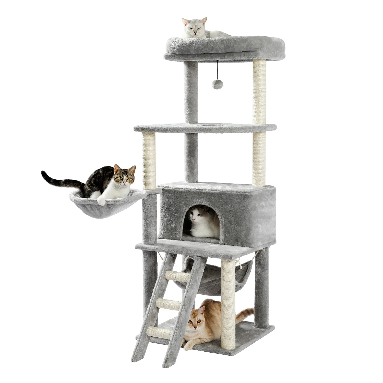 Cat Tower with Large Cat Condo