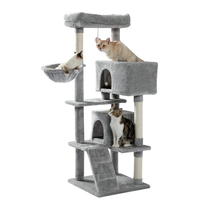Cat Tower with Large Cat Condo