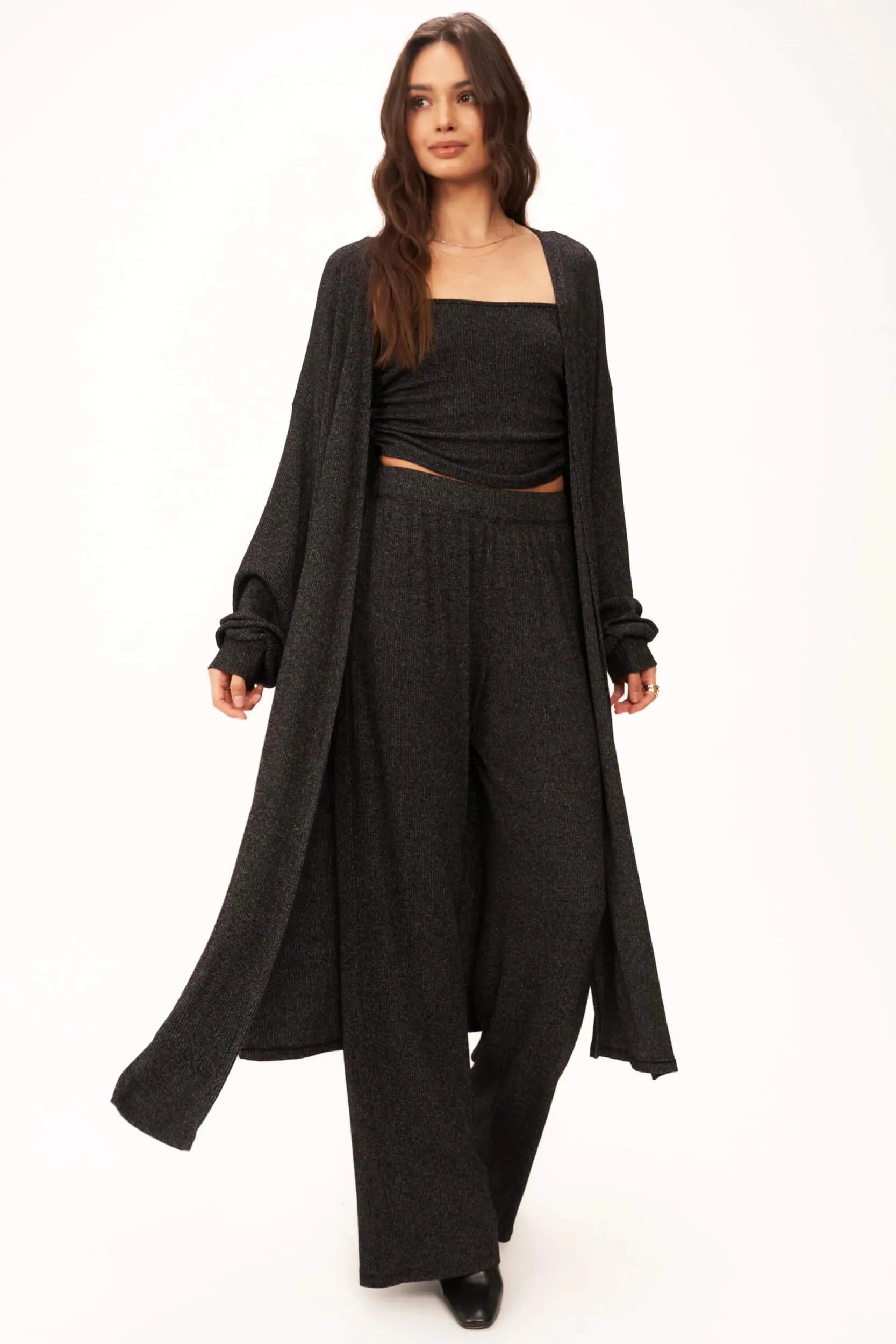 Catch Flight Maxi Rib Cardi