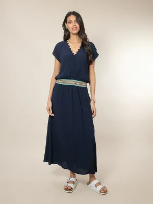 Cece Maxi Dress - Navy