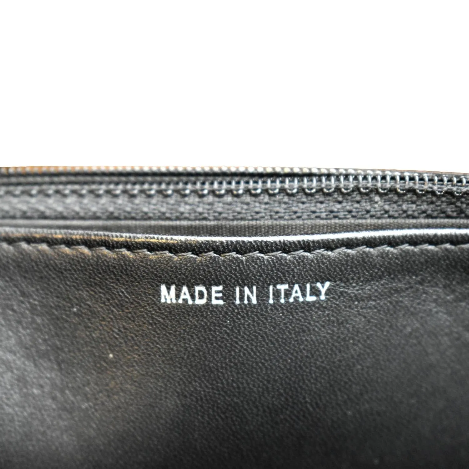 CHANEL Boy Woc Lambskin Leather Wallet On Chain Clutch Bag Black