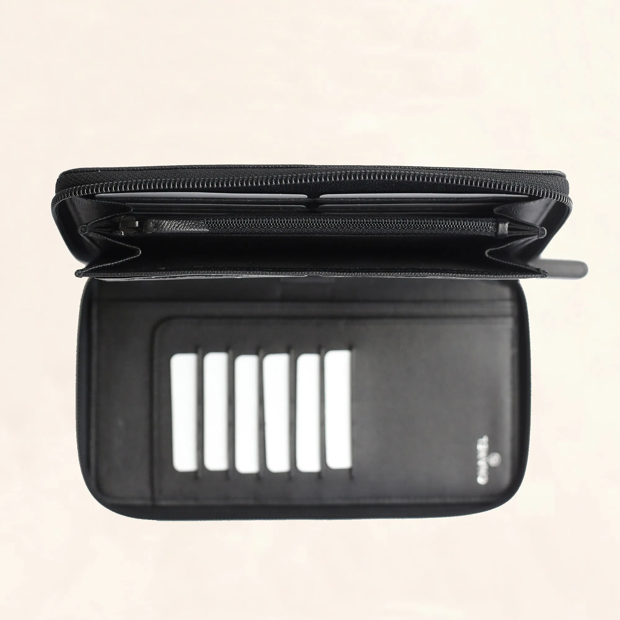 Chanel | Caviar So Black Boy Long Zip Wallet | Large