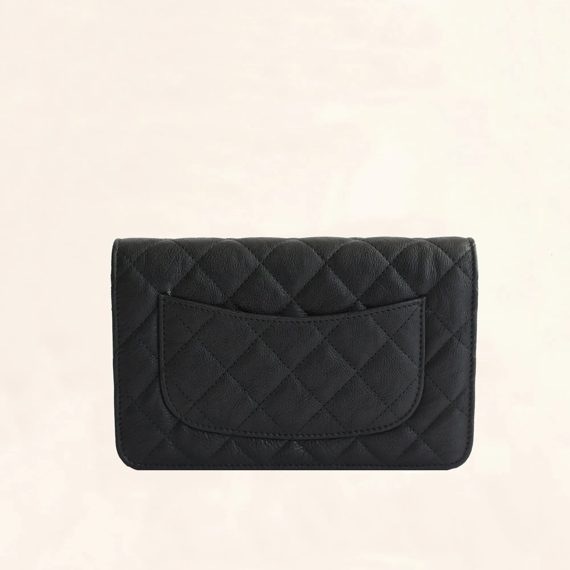 Chanel | Classic So Black Wallet on Chain | WOC