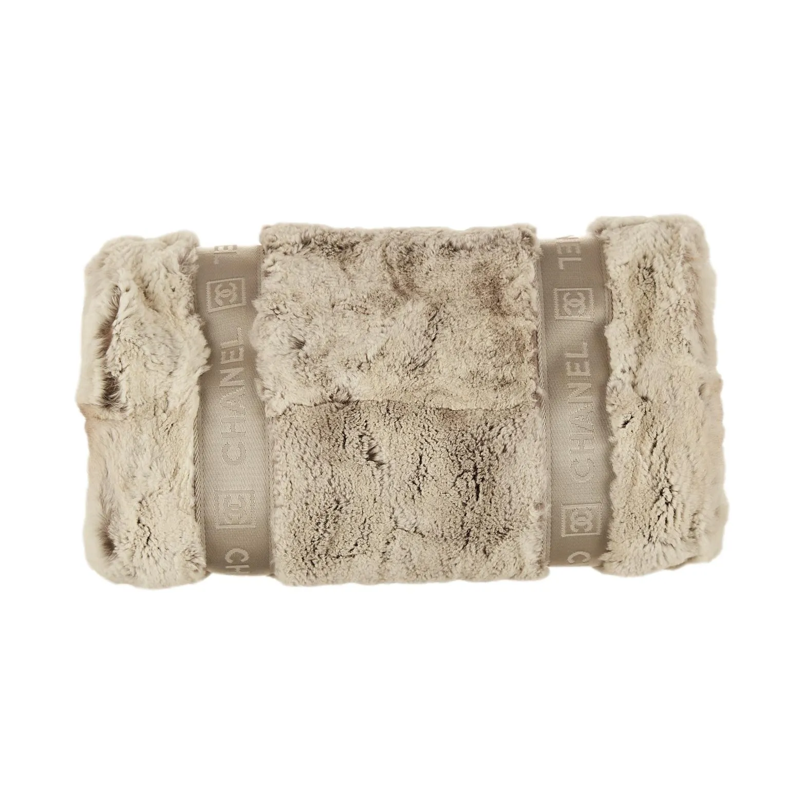 Chanel Grey Fur Mini Duffle