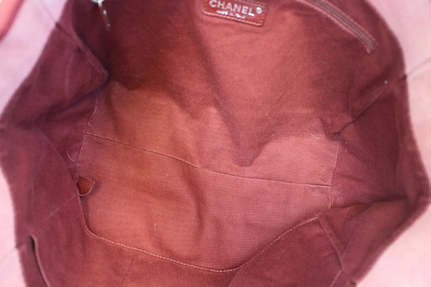CHANEL Light Pink Canvas Deauville Medium Tote Bag