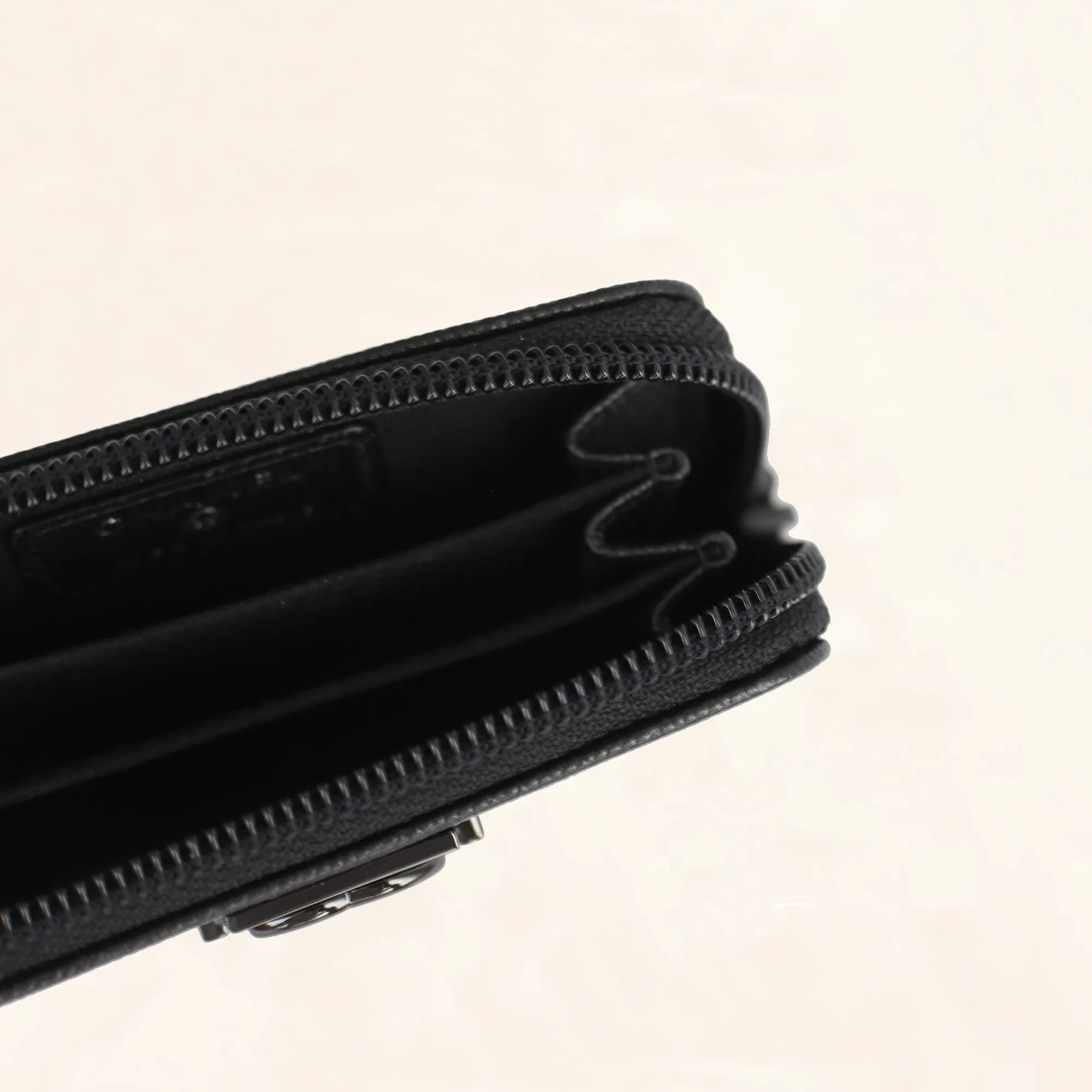 Chanel | So Black Caviar Boy Coin Pouch | One-Size