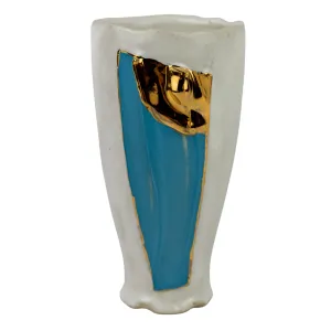 Chase Gamblin Sky Blue/Gold Tumbler