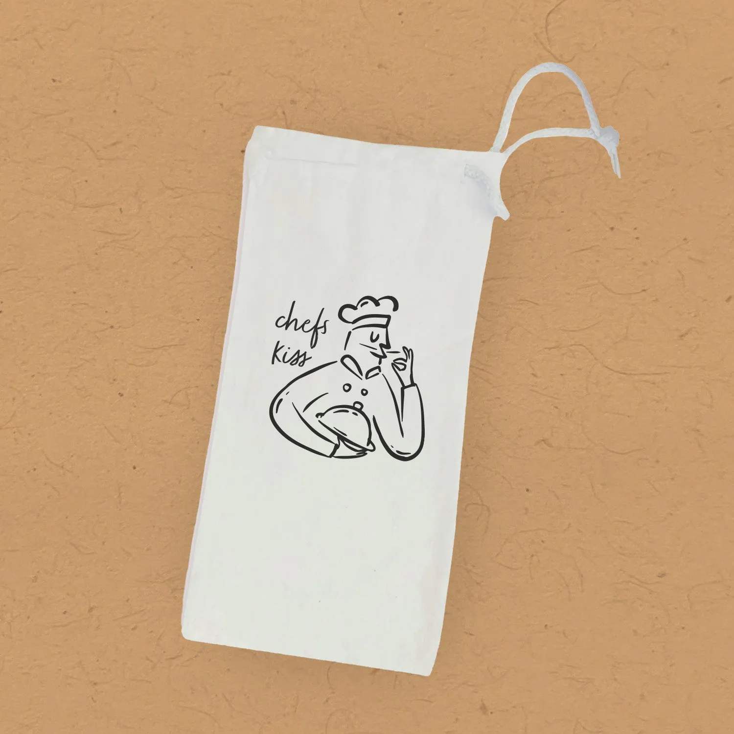 Chef's Kiss - Canvas Wine Bag