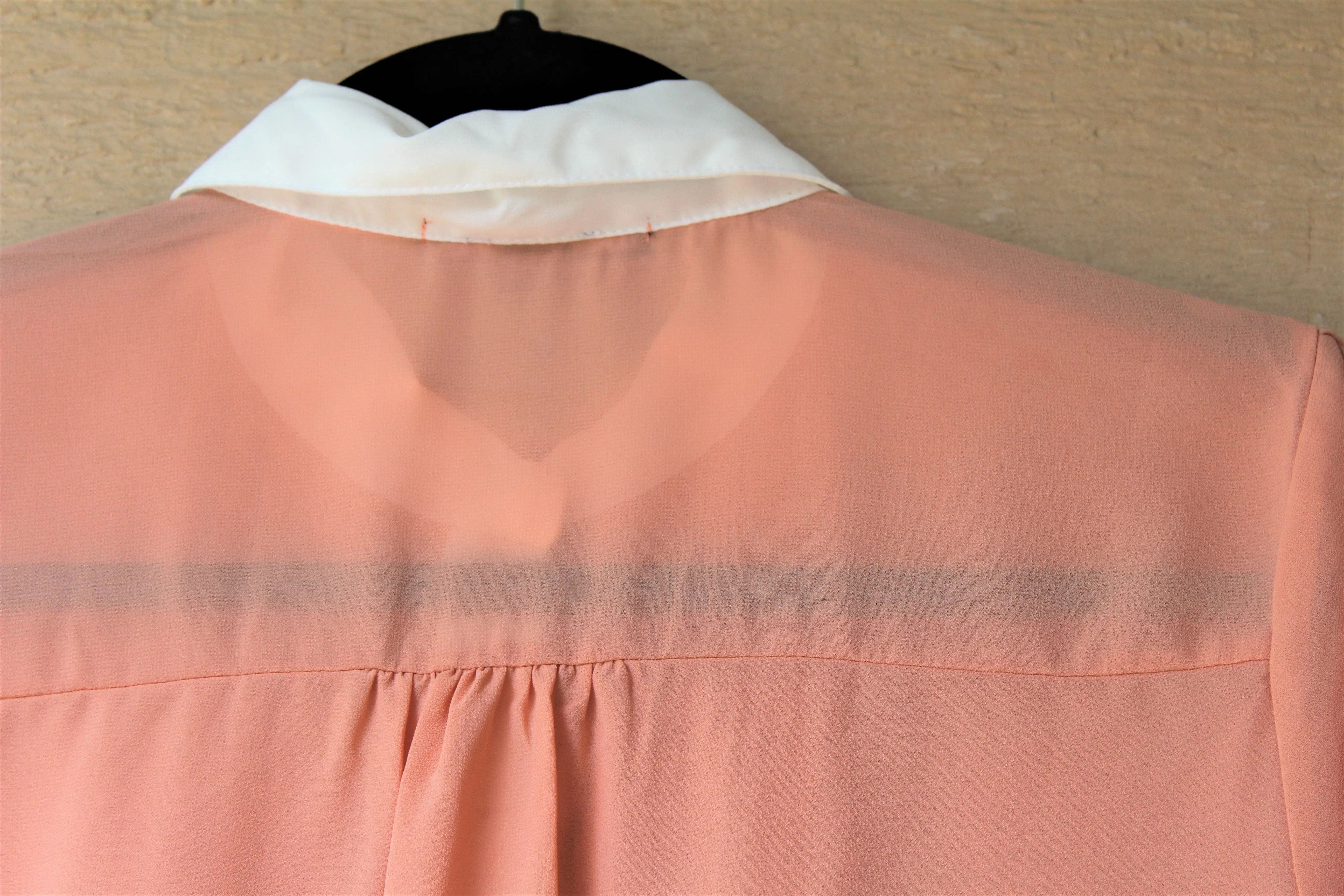 Chiffon Button-Front Blouse