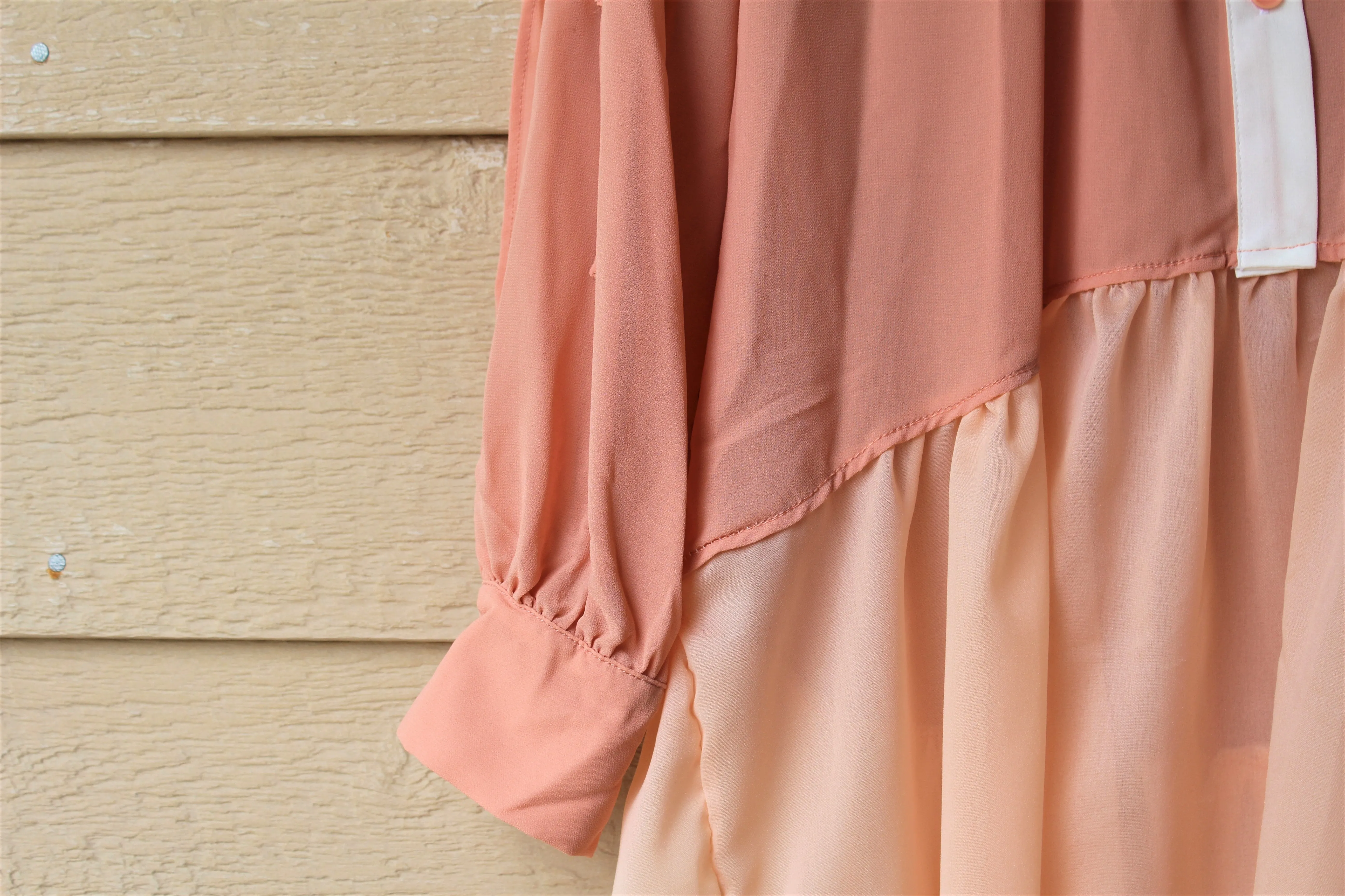 Chiffon Button-Front Blouse