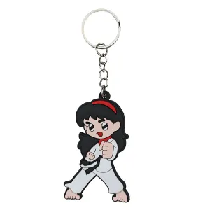 Childrens Taekwondo Rubber Key Chain ( H558 )  - PRE ORDER