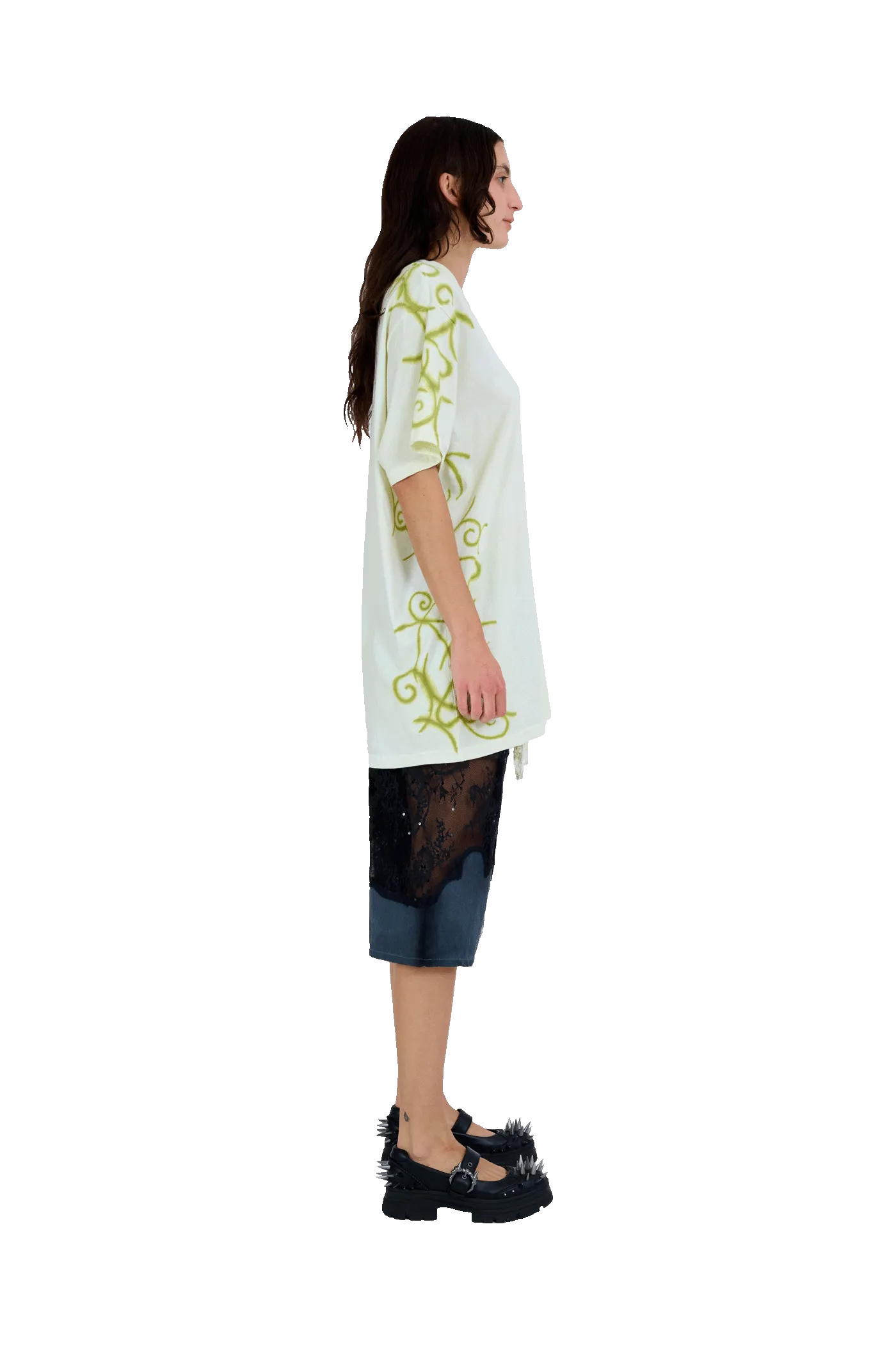 CHOUX KATINA LACE TEE
