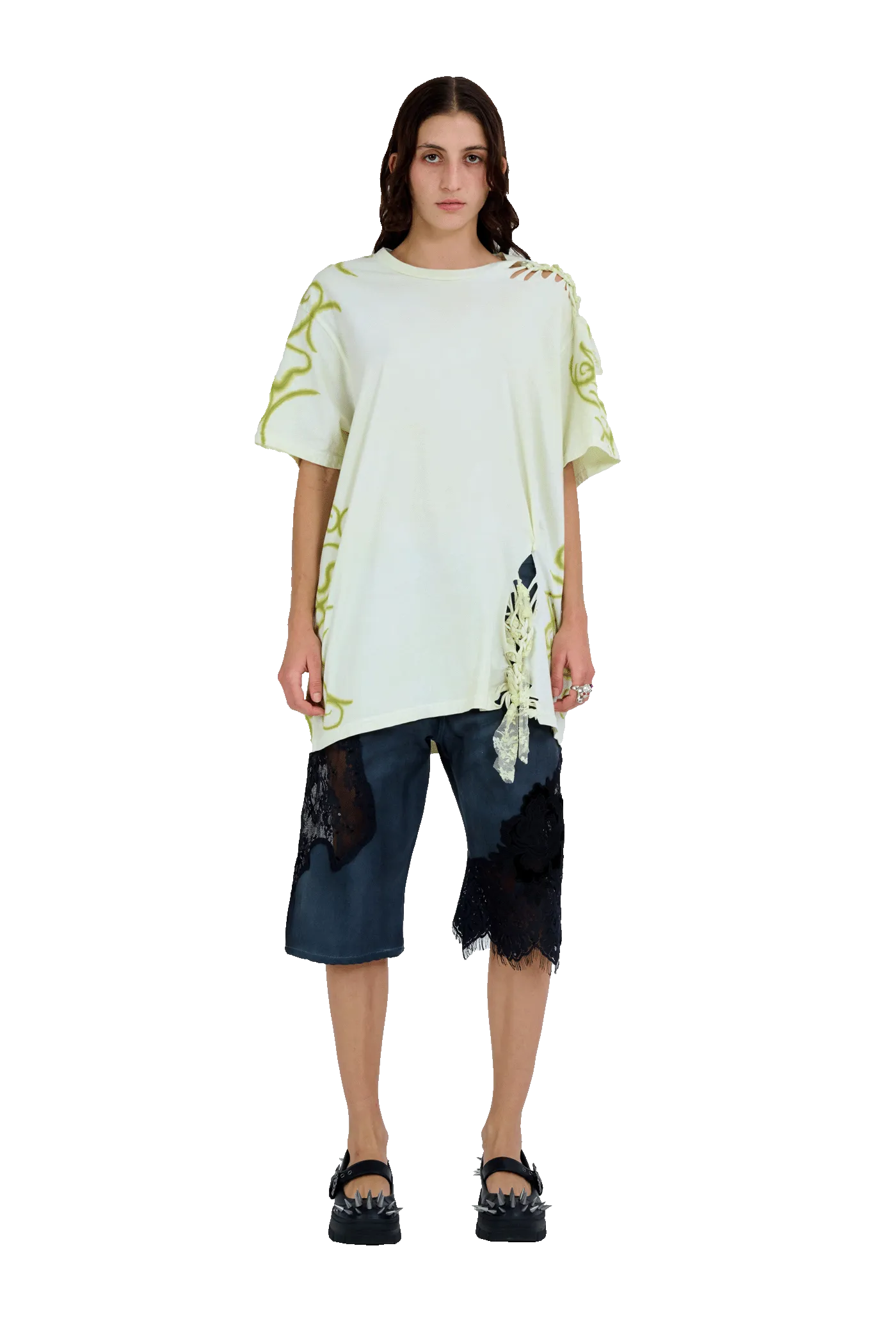CHOUX KATINA LACE TEE