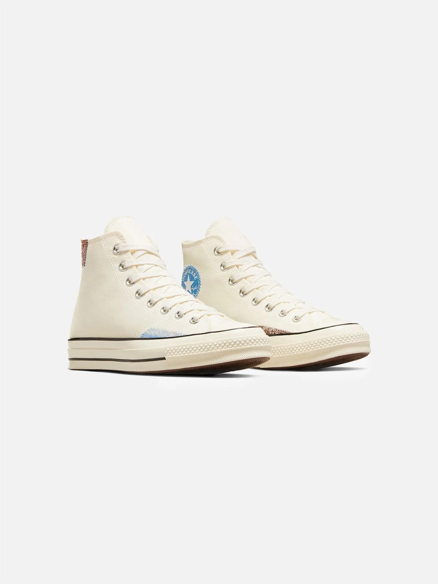 Chuck 70 Crafted Patchwork - Cream