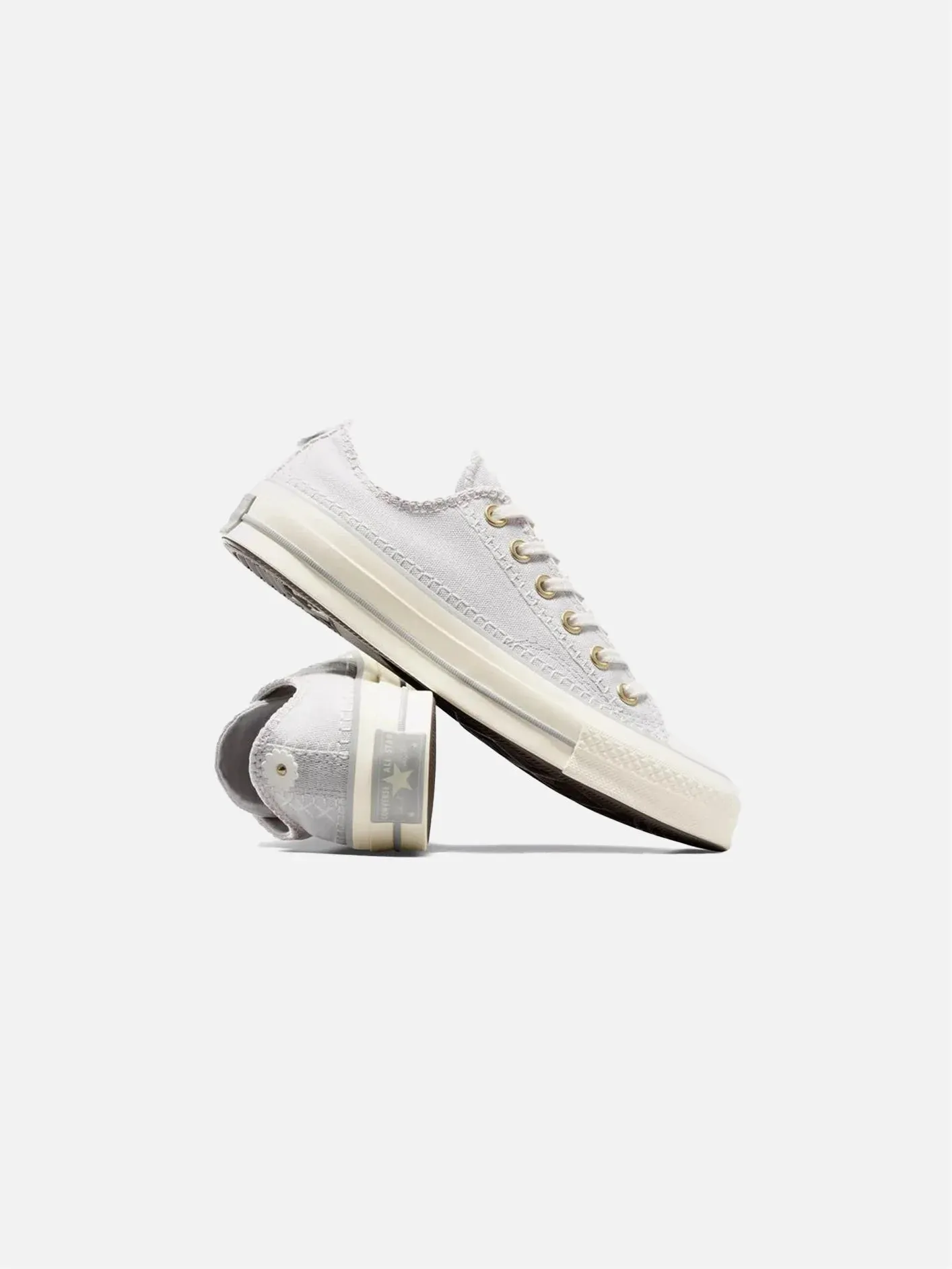 Chuck 70 Low Crafted Stitching - Grey