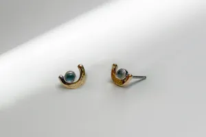 Claire Summers Buck Crescent Studs
