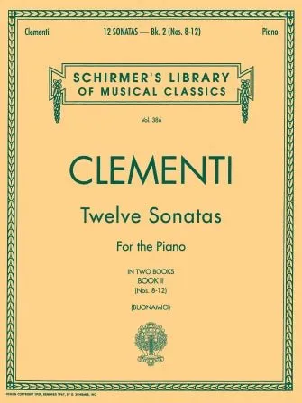 Clementi, 12 Sonatas - Book 2 Nos. 8-12) for Piano