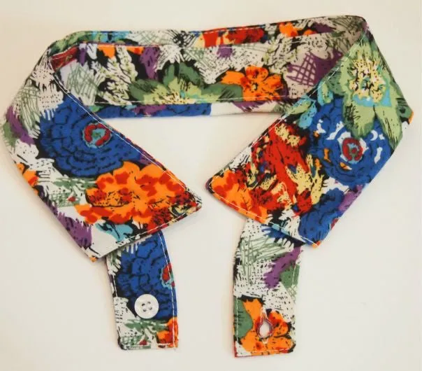 Colourful Floral Handmade Collar