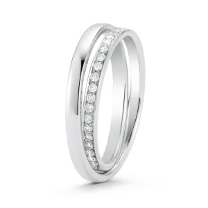 Continuum Inside Diamond Wedding Band- Light
