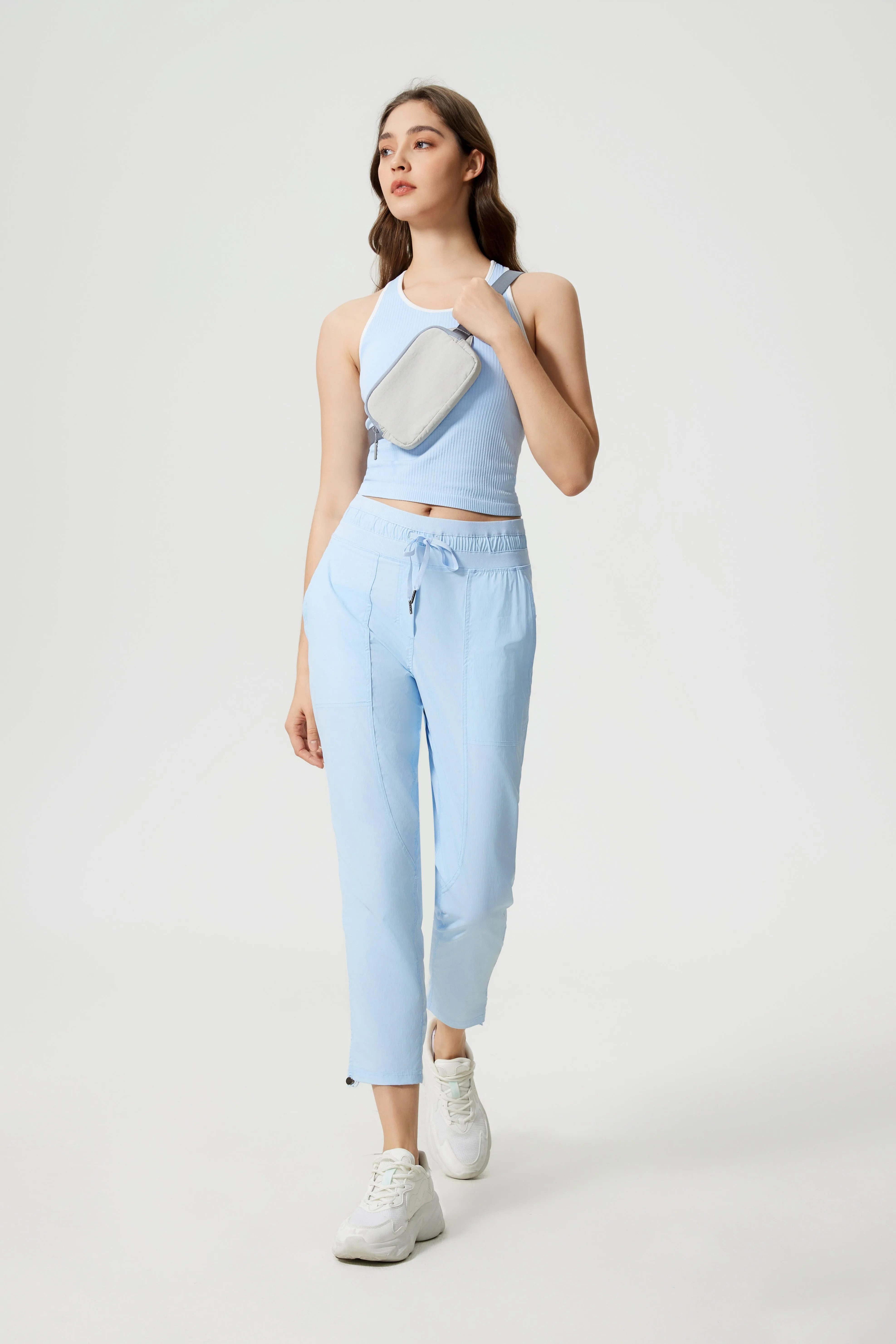 Cooling & Stretchable Travel Jetset Pants With Adjustable Hems