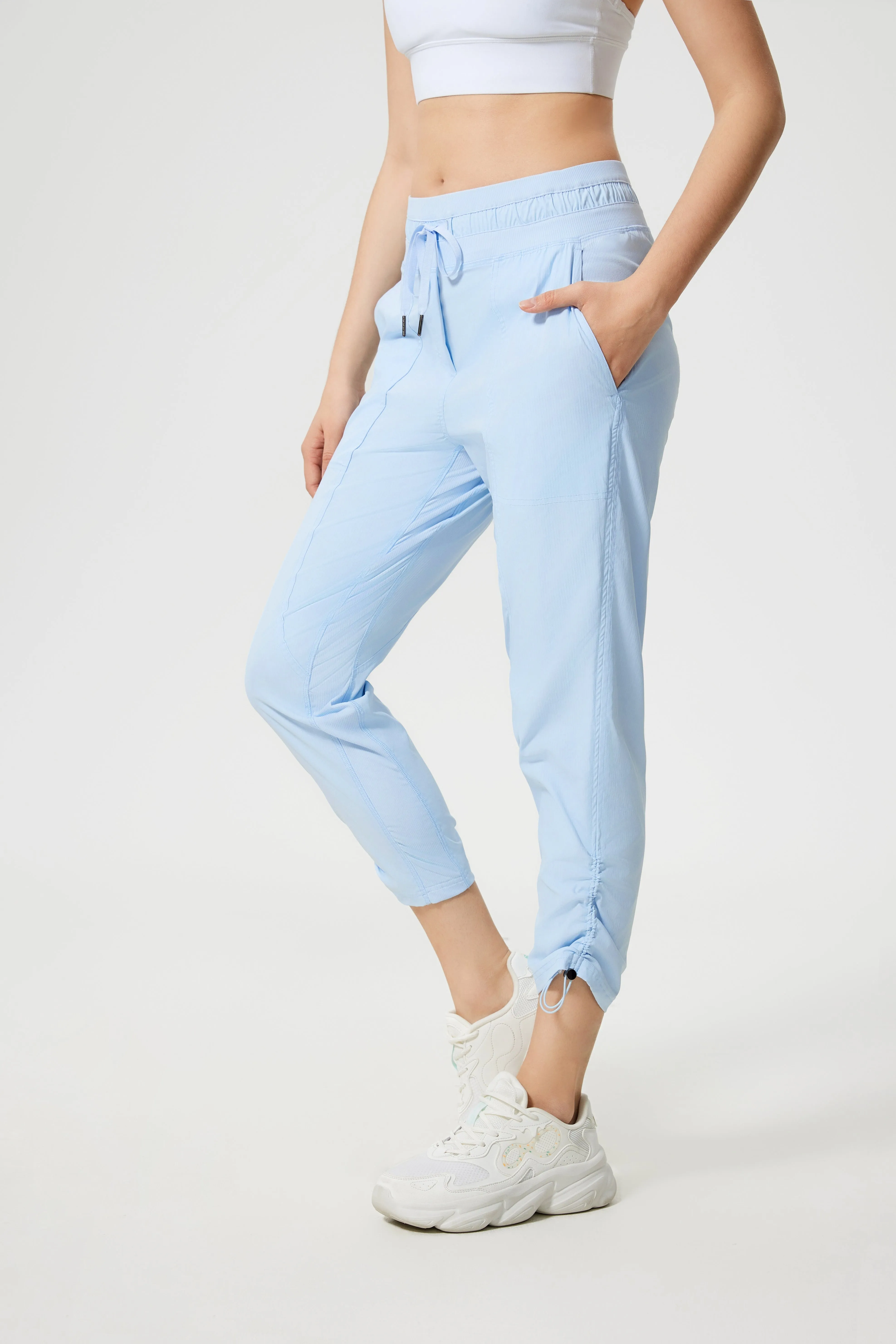 Cooling & Stretchable Travel Jetset Pants With Adjustable Hems