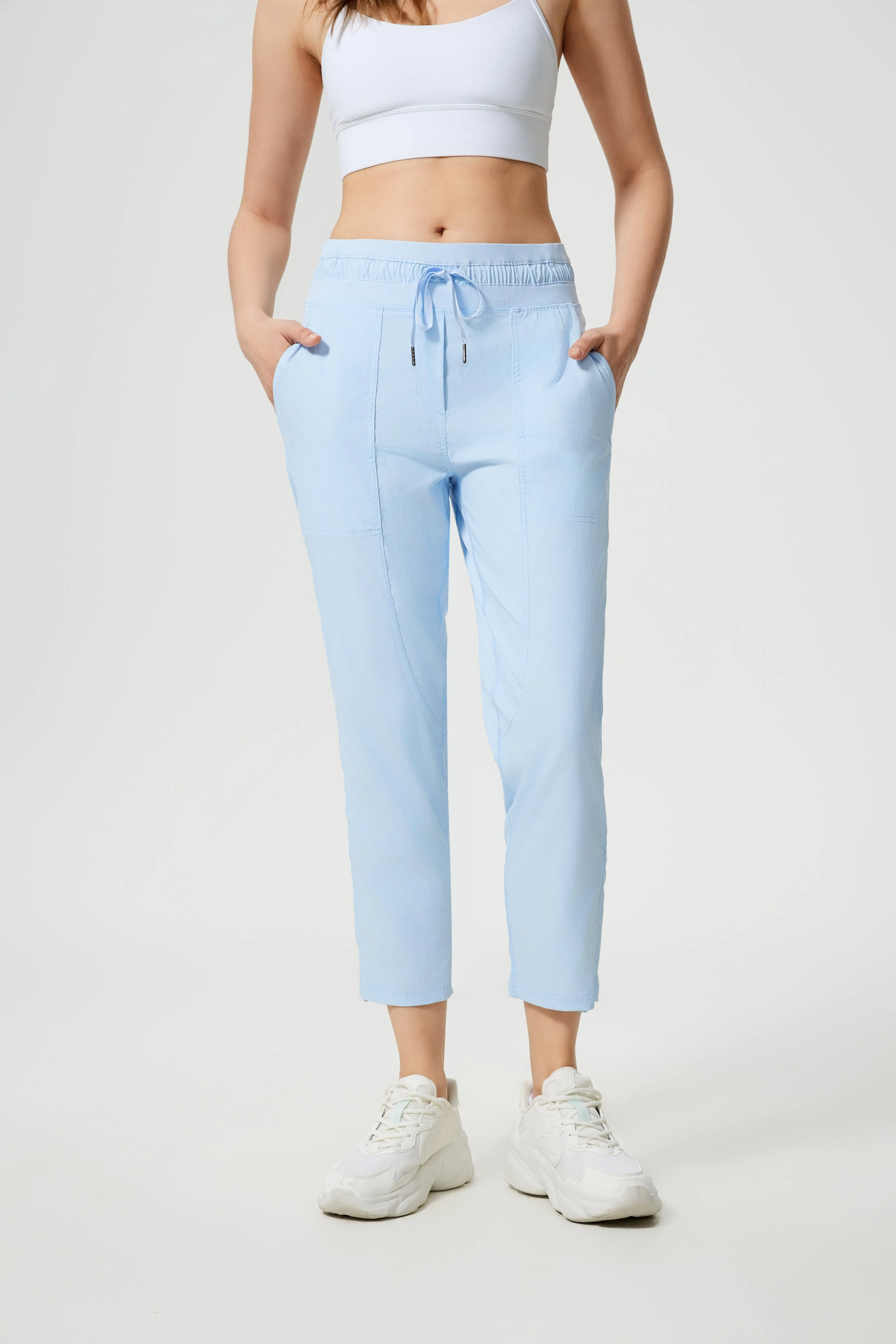Cooling & Stretchable Travel Jetset Pants With Adjustable Hems