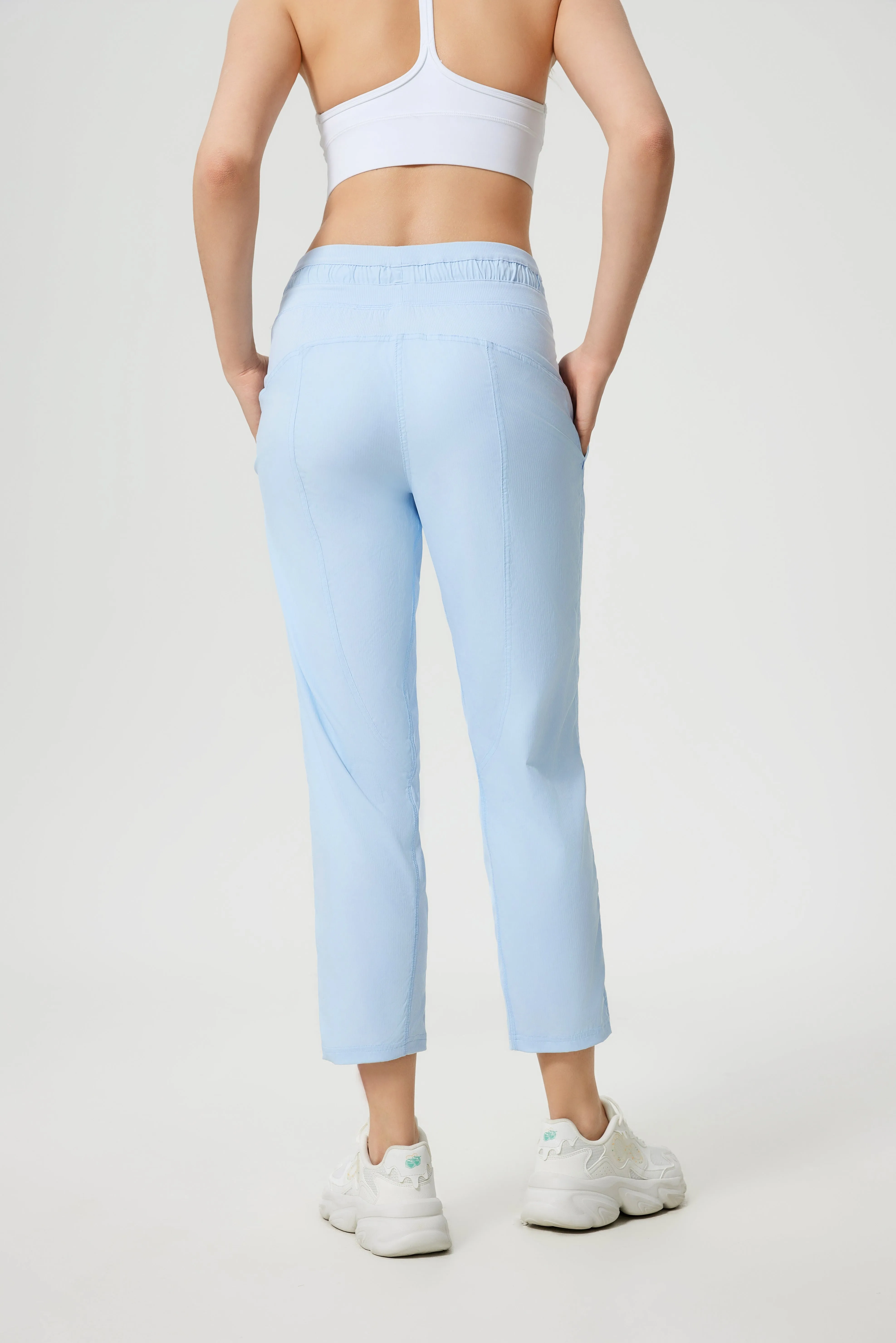 Cooling & Stretchable Travel Jetset Pants With Adjustable Hems