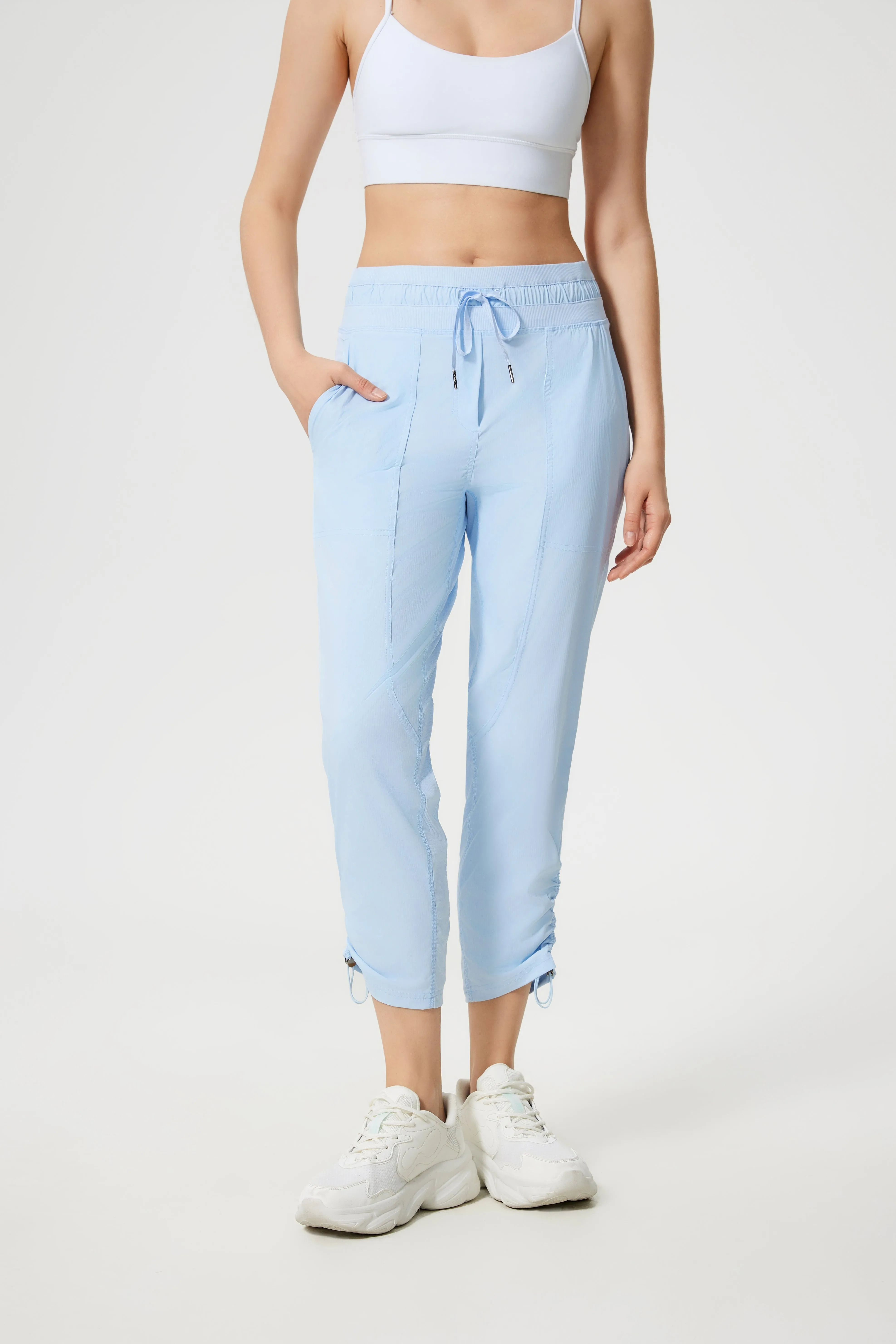 Cooling & Stretchable Travel Jetset Pants With Adjustable Hems