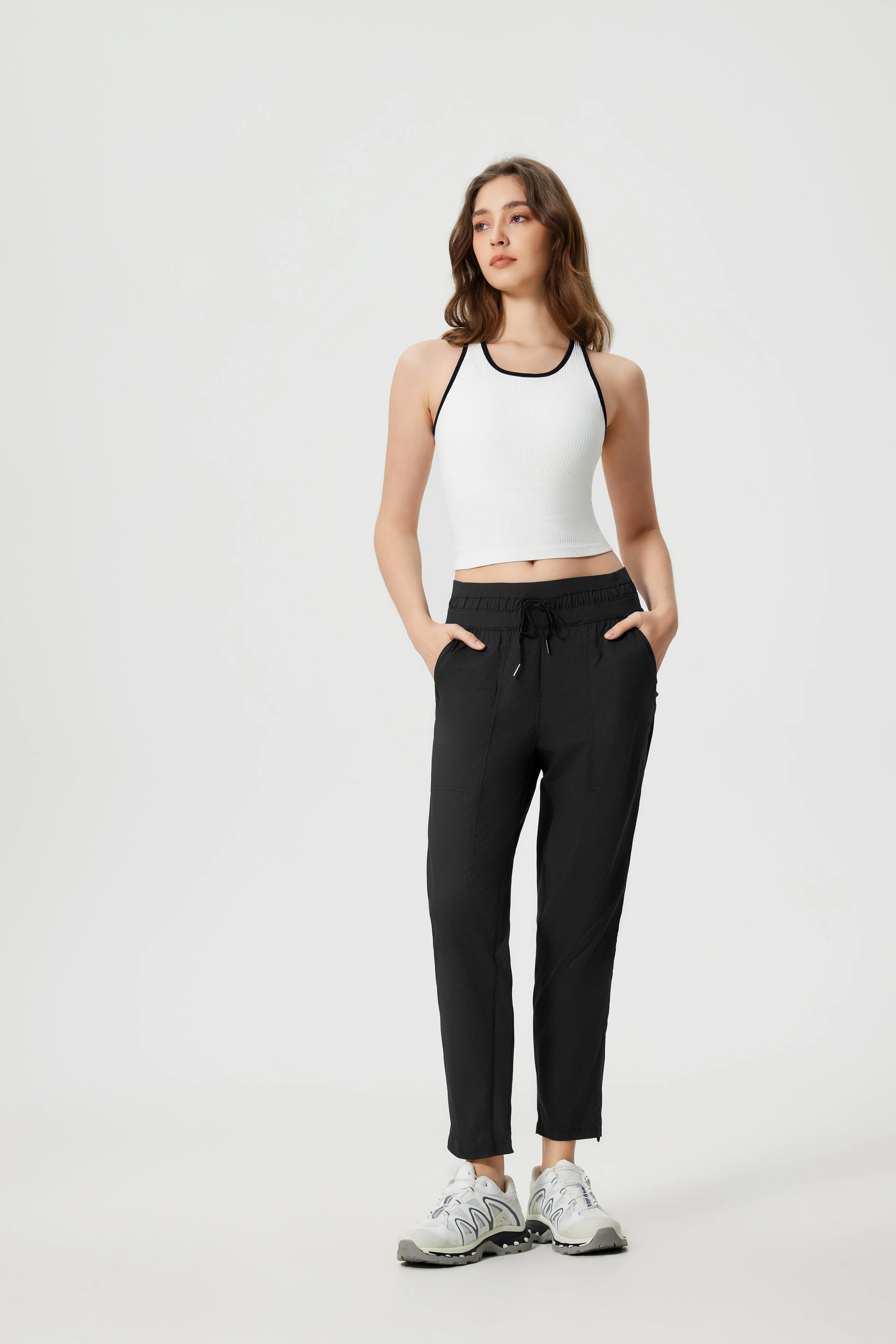 Cooling & Stretchable Travel Jetset Pants With Adjustable Hems
