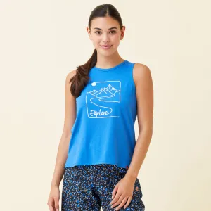 Cora Sleeveless Graphic Top