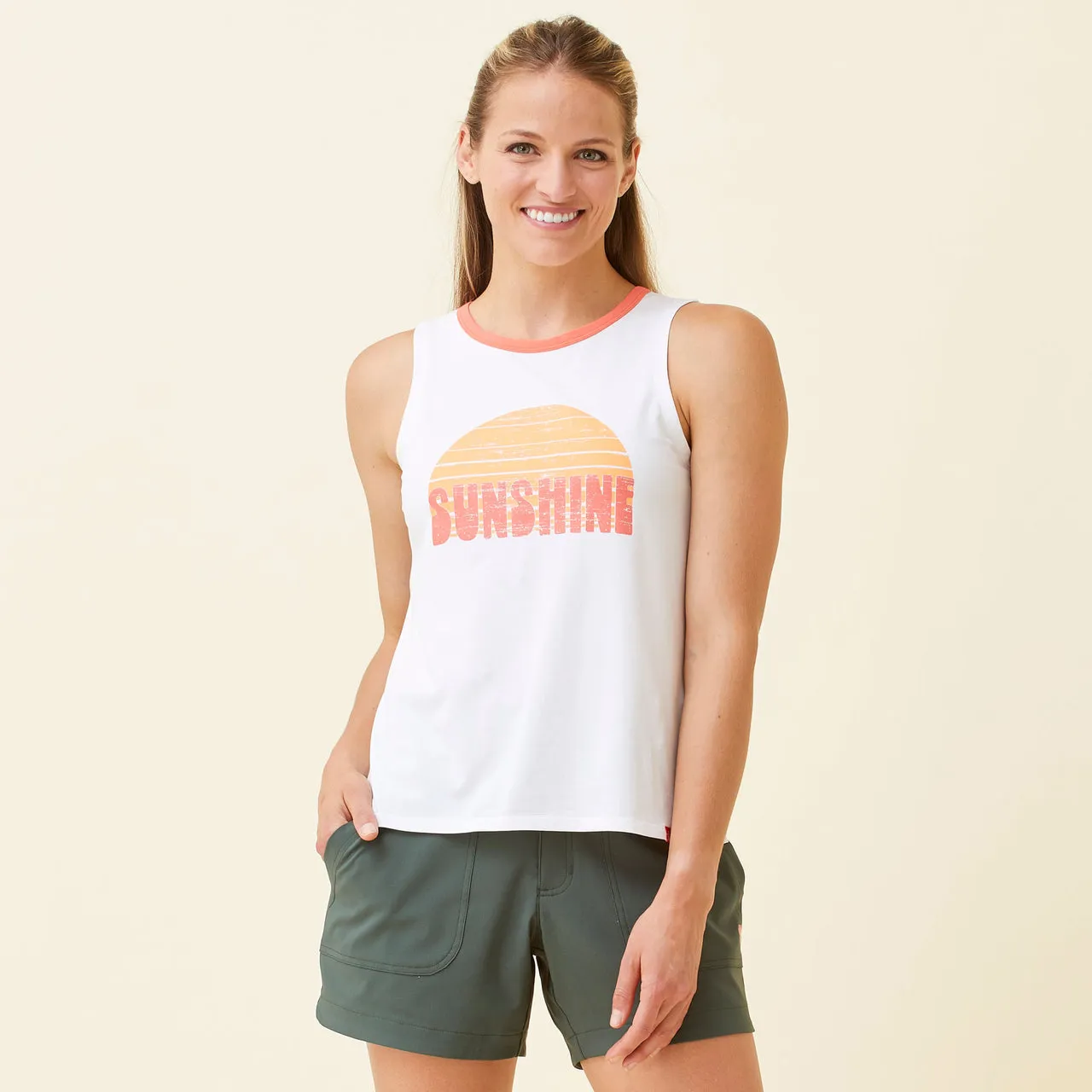 Cora Sleeveless Graphic Top