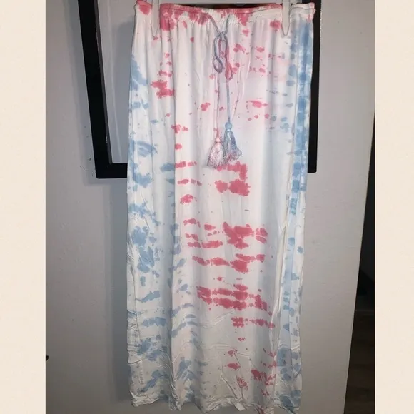 COTTON Candy Tie Dye Maxi Skirt