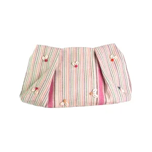 Cotton Embroidered Medium Pouch