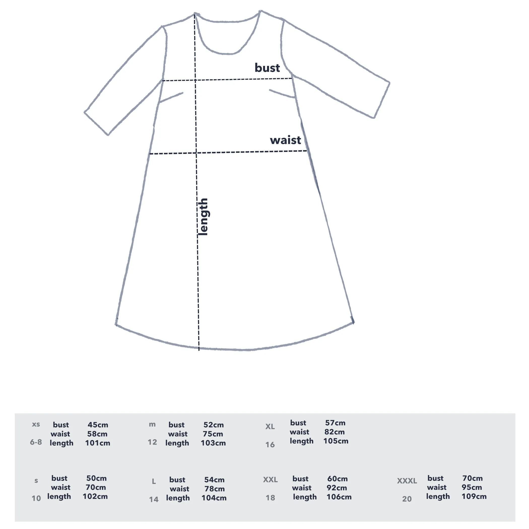 Cowley Fields dress cotton/linen (last one)
