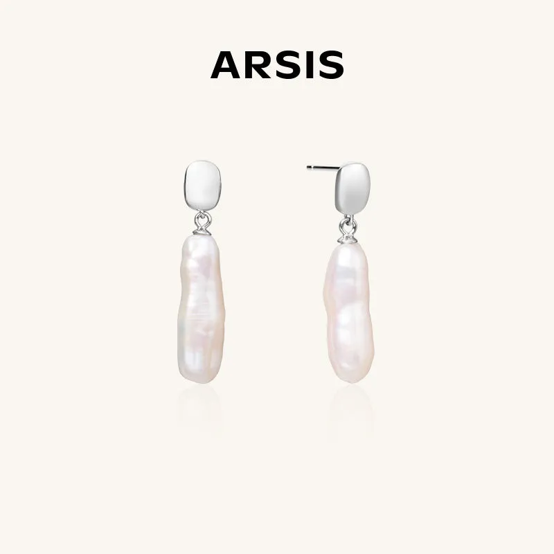 Crafted Baroque Pearl Drop Earrings